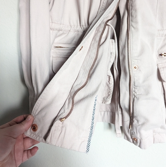 GAP blush pink and rose gold utility jacket size XL - Picture 4 of 10